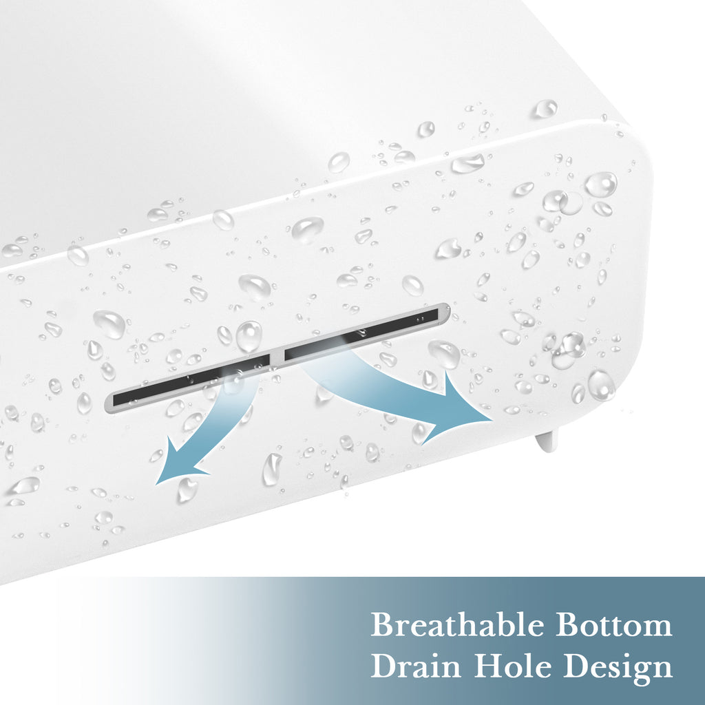 Linkidea Electric Tooth Brush Holder for Shower, Plastic Tooth Brush Organizer, Self Adhesive / Countertop Power Toothbrush Stand Compatible with Oral-B iO Series, Philip Sonicare ProtectiveClean