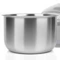 Linkidea Rice Cooker 316 Stainless Steel Inner Pot Compatible with Zojirushi NL-GAC18BM, Dishwasher Safe, No Coating Replacement Bowl