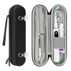 Linkidea Electric Toothbrush and Toothpaste Travel Case with Ventilation and Pocket for Charger, Compatible with iO Series, Philip Sonicare, Hard Shell Powered Brush Storage Bag