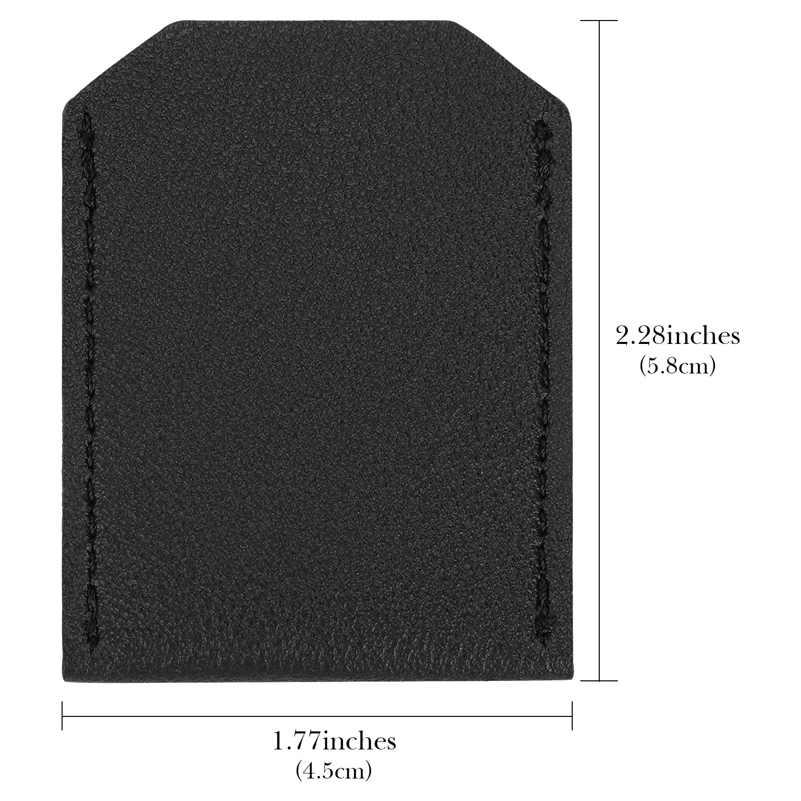 Linkidea 4 Pack Safety Razor Head Protector Cover, Shaving Travel Cover Handmade, Double Edge Safe Shaver Travel Accessories (Black)