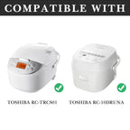 Linkidea Rice Cooker Aluminum Alloy Inner Pot Compatible with TOSHIBA RC-TRCS01, RC-10DRUNA(W), Nonstick Replacement Bowl
