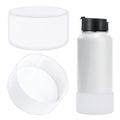 Linkidea Water Bottle Boot Compatible with IRON °FLASK Wide Mouth 32oz/40oz, Narrow Mouth 32oz, Silicone Bottle Bottom Sleeve Cover Protector, Bottle Bumper (Clear / 2 Pack)