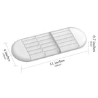 Linkidea Battery Storage Case With Tester, Portable Organizer for 12 AA, 12 AAA, Flat Batteries, Single Layer Storage Box (Clear)