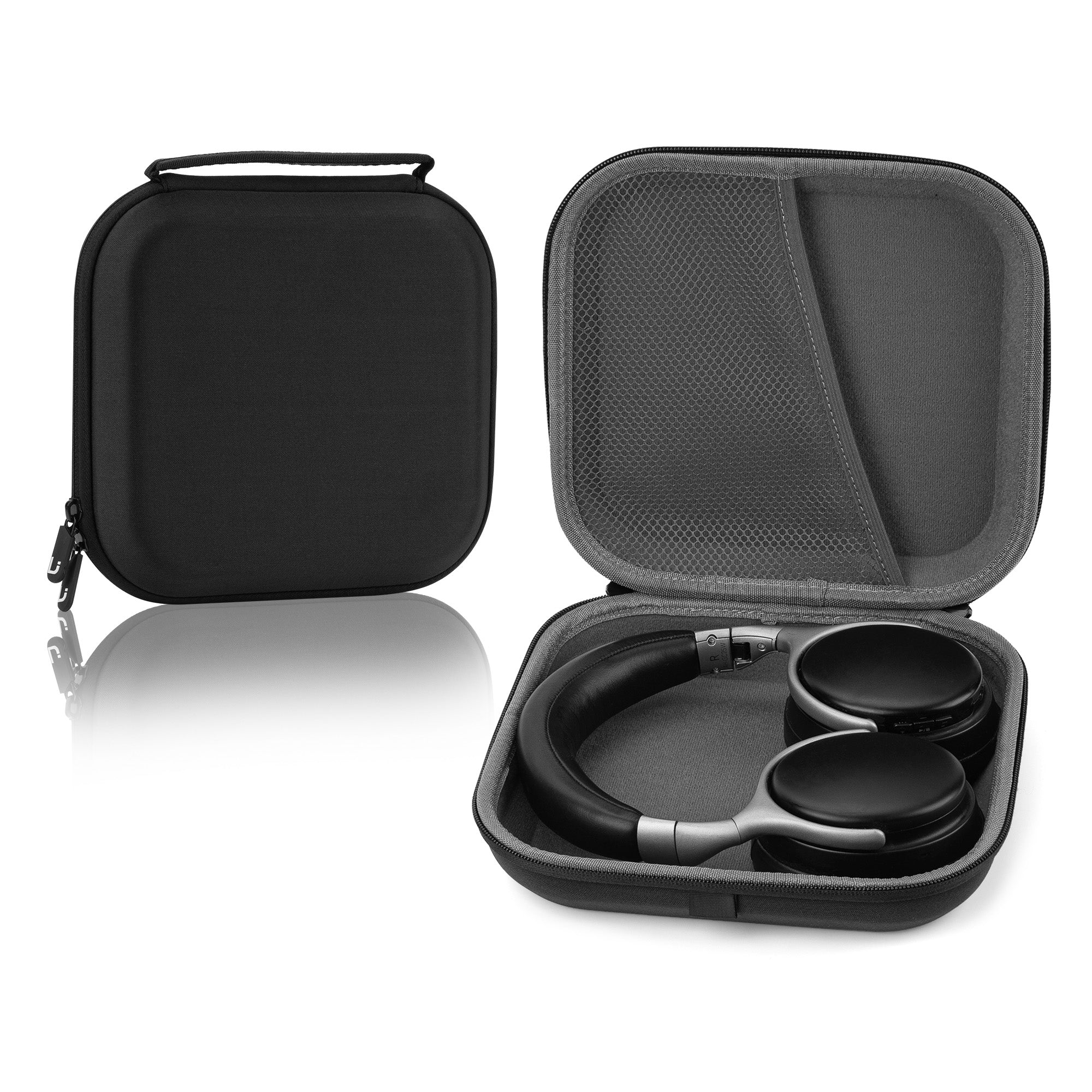 Linkidea Headphones Carrying Case Compatible with Skullcandy Crusher ANC 2, JBL Live 650BTNC, Denon AH-GC25W and More, Replacement Protective Hard Shell Travel Bag (Dark Grey)