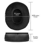 Linkidea Replacement Ear Pads for Audio-Technica M50X/ M50XBT2 /M40X/ M70X/ MSR7/ MSR7NC/ MSR7BK/ MSR7GM Ear Headphones, Headset Earpads ( Extra Thick / Black )