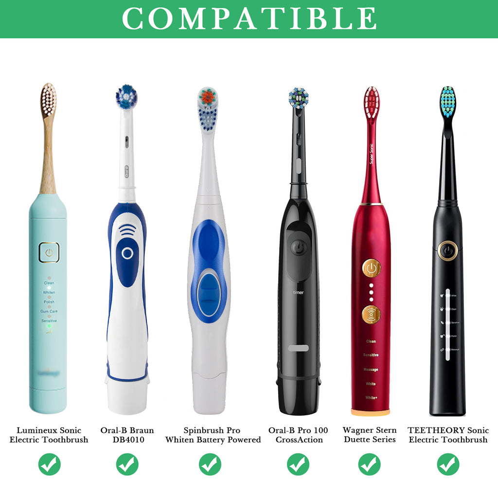 Linkidea Wall Mount Electric Toothbrush Holder for Bathroom, Acrylic Power Toothbrush Hanger, Self Adhesive Tooth Brush Organizer Compatible with Oral-B iO Series, Philip Sonicare 4100 (Clear)