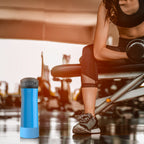 Linkidea 2 Pack Water Bottle Boot Compatible with Contigo Jackson Chill 2.0 20oz/24oz, Cortland 24oz, Silicone Anti-Slip Bottle Bottom Bumper Protector (Blue)