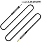 Linkidea Audio Cable for ATH-M70x/M60x/M50x/M40x/M40 Headphone, 2.5mm TRRS to TRS Replacement Aux Cord (5.6 ft / 1.7 m)