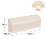 Linkidea Wallmount Toothbrush Holder with Cover for Shower, RV Cabinet Organizer, Plastic Self Adhesive 6 Slots Tooth Brush Hanger Compatible with Oral-B CrossAction, Colgate Extra Clean