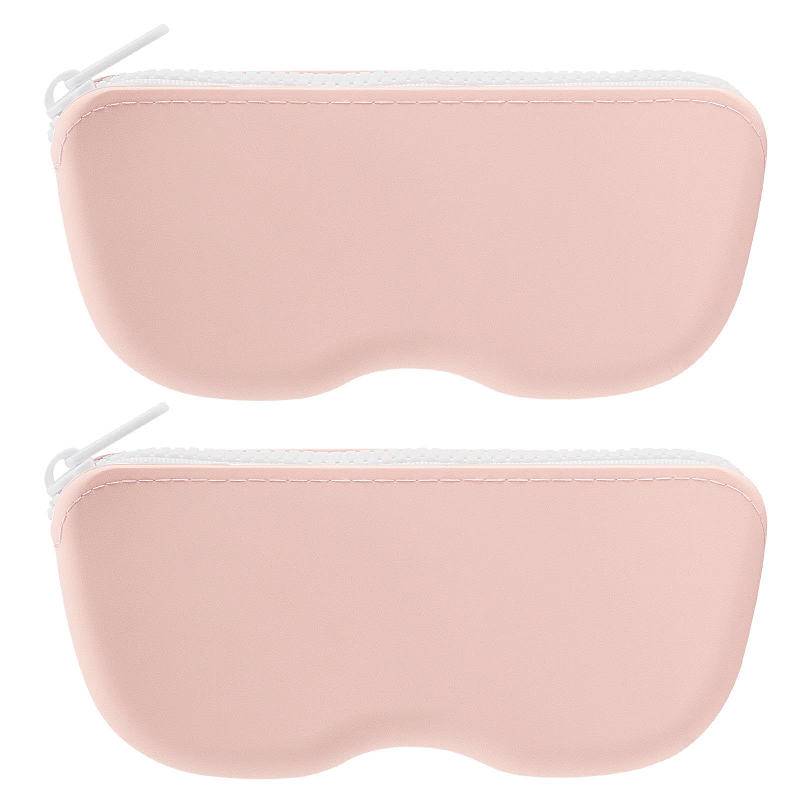Linkidea Oversized Sunglasses Pouch, 2 Pack Large Frame Glasses Pouch for Sunglass, Eyeglasses Travel Bag Compatible with Persol Square/Aviator Rayban New Wayfarer Various Brand Models
