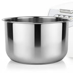 Linkidea Rice Cooker Stainless Steel Inner Pot Compatible with Tiger JBV-A18U, Dishwasher Safe, No Coating Replacement Bowl