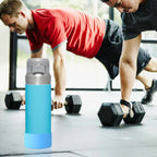 Linkidea 2 Pack Water Bottle Boot Compatible with Stanley Quick Flip GO 36oz, Silicone Bottle Bottom Bumper Protector (Blue)