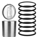 Linkidea 8 Pack Water Bottle Gasket Replacement Compatible with YETI Tumbler 30oz, Cup 26oz/30oz, Silicone O Ring Leak Proof Rubber Seal with Tweezer