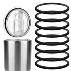 Linkidea 8 Pack Water Bottle Gasket Replacement Compatible with YETI Tumbler 30oz, Cup 26oz/30oz, Silicone O Ring Leak Proof Rubber Seal with Tweezer