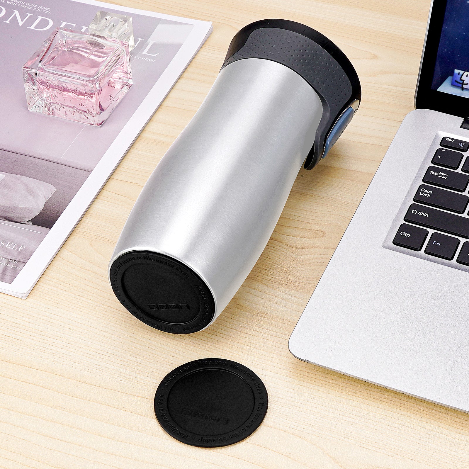Linkidea 6 Pack Water Bottle Bottom Pad Compatible with Contigo West Loop 1.0/2.0/3.0 16oz/20oz, Silicone Anti-Slip Waterbottle Base Silencer Protector
