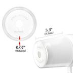Linkidea 2 Pack Water Bottle Boot Compatible with Owala Travel Tumbler 24oz/40oz, Silicone Anti-Slip Waterbottle Bottom Sleeve Cover Protector (Clear White)