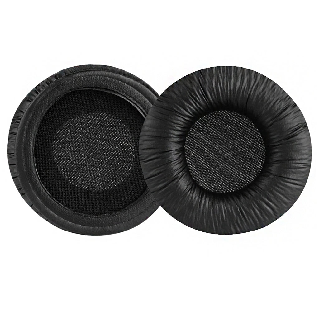 Linkidea 2 Pair Replacement Ear Pads for Plantronics Savi W720, Plantronics SupraPlus HW251, HW261 Headphones, Ear Cushions ( Leatherette / Black)