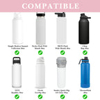 Linkidea Water Bottle Carrier with Strap Compatible with Simple Modern Summit Collection 40oz, Hydro Flask Wide Mouth, Waterbottle Sling Bag Holder with Shoulder Strap (Pink)