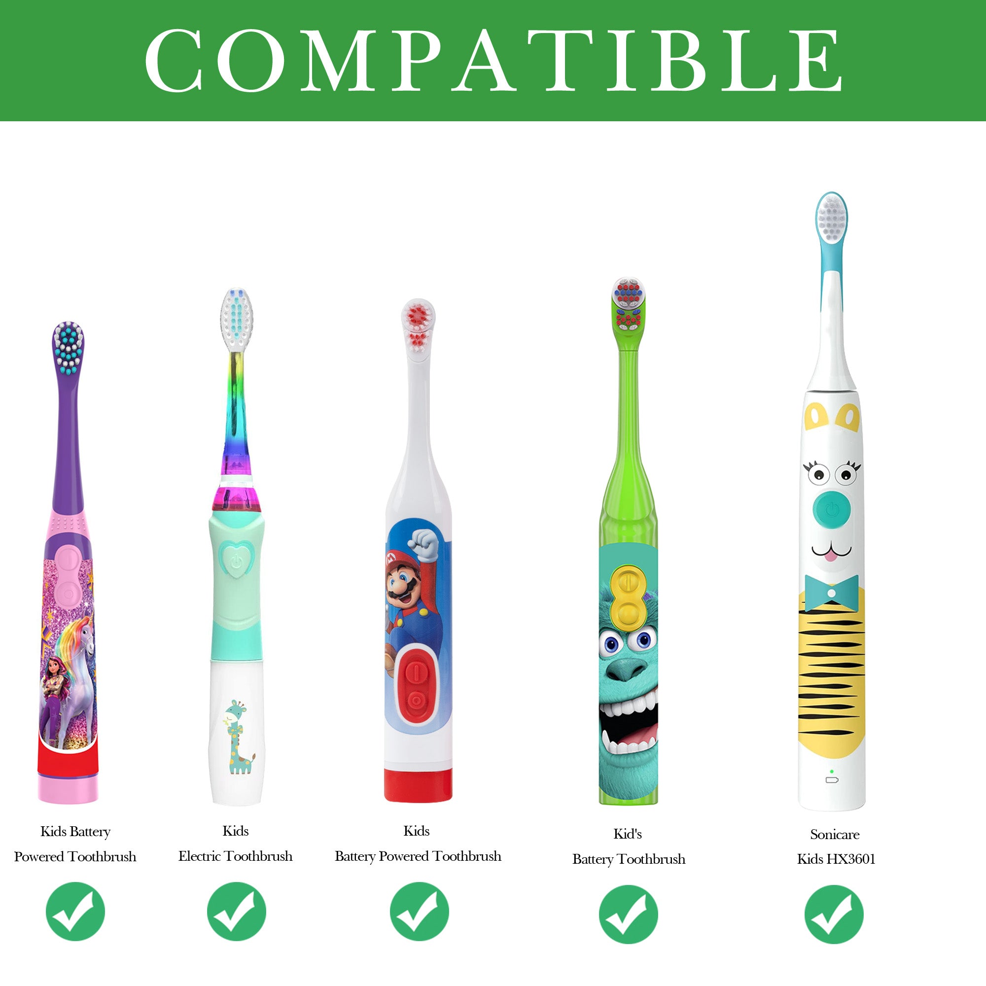 Linkidea Kids Electric Toothbrush Travel Case with Waterproof Lining, Portable Hard Shell Carrying Bag, Protective Storage Box Compatible with Philips Sonicare HX3601, Oral-B Battery (Blue)