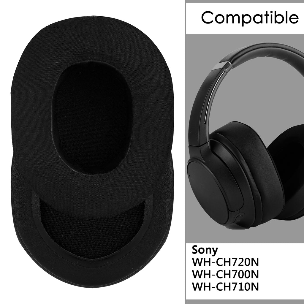 Linkidea Replacement Ear Pads for Sony WH-CH720N, WH-CH700N, WH-CH710N Headphones Ear Cushions, Headset Earpads ( Cooling-Gel / Black )