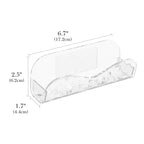Extra Large Sunglasses Organizer Storage Wall Mount, Acrylic Glasses Eyewear Display Holder Compatible with Gucci GG0876S GG0875S Balenciaga BB0201S BB0166S (Clear)