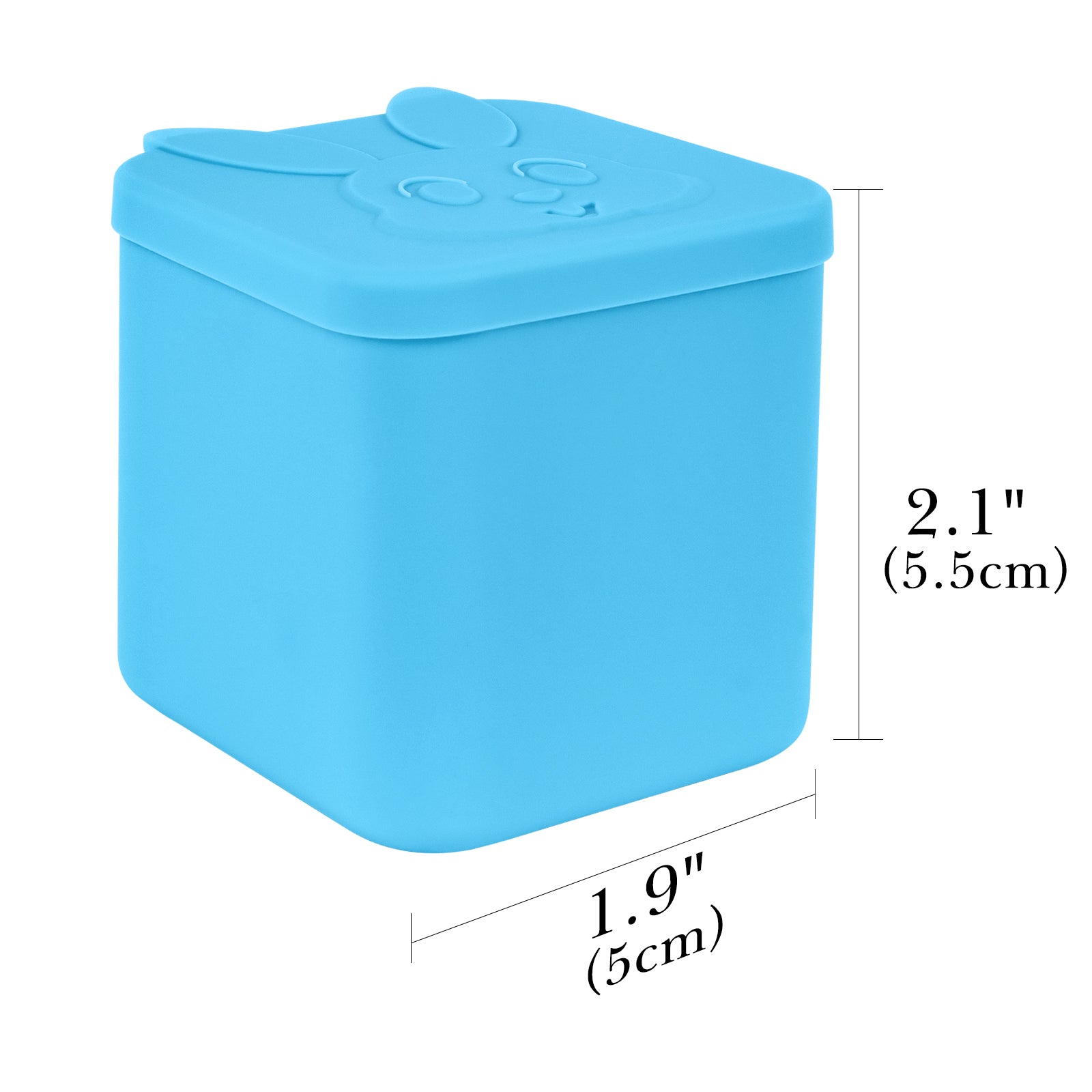 Linkidea 2 Pack Salad Dressing Container, 10.1 oz Leakproof Dips Containers To Go, Condiment Container with Silicone Lids, Reusable Containers Ideal for Lunch Bento Box, Compatible with OmieBox