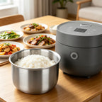 Linkidea Rice Cooker 316 Stainless Steel Inner Pot Compatible with CUCKOO CR-0633F, CR-0632F, CR-0631F, CR-0675FG, CR-0655F, Dishwasher Safe, No Coating Replacement Bowl