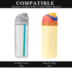 Linkidea Water Bottle Carrier with Strap Compatible with Kids FreeSip 16oz, Owala FreeSip Tritan 25oz, Neoprene Waterbottle Sling Bag Holder, Shoulder Strap, Black