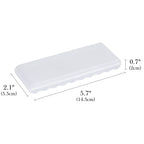 Linkidea 4 Pack AA Battery Storage Organizer Box, Holds 10 AA Batteries, Pocket Portable Battery Case, Compact Battery Holder for Travel (Clear)