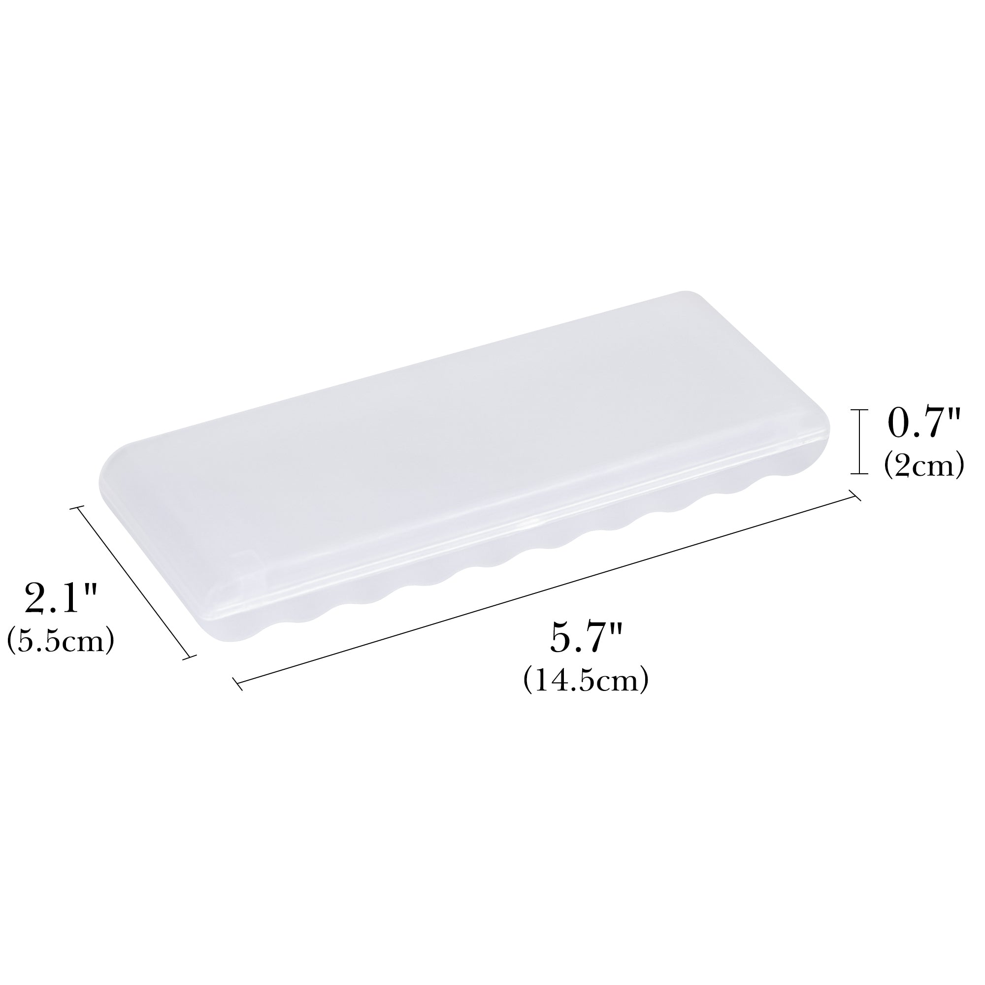 Linkidea 4 Pack AA Battery Storage Organizer Box, Holds 10 AA Batteries, Pocket Portable Battery Case, Compact Battery Holder for Travel (Clear)