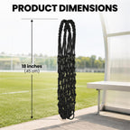 Linkidea 2 Pack Soccer Ball Mesh Bag, Breathable Nylon Soccer Ball Storage Bag, Holds 1 Ball Each (Fits Size 3, 4, 5 Balls), Sports Equipment & Training Bag (Black)