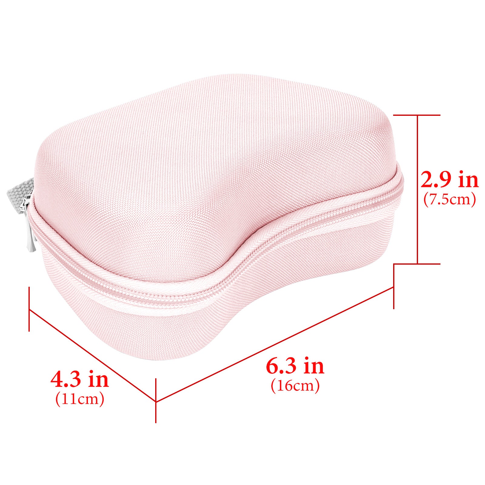 Linkidea Hard Travel Case Compatible with 8BitDo Pro 2, Ultimate and 2.4G Dual Sense Wireless Controller, Game Protective Storage Carrying Bag (Pink)