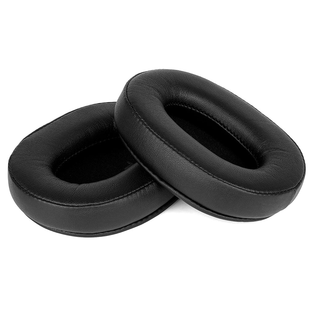 Linkidea Replacement Ear Pads for Audio Technica ATH-M50X, ATH-M50XBT, ATH-M60X, ATH-M50xBT2, ATH-M50, ATH-M40X, ATH-M30, ATH-M20, AR5BT Headphones (Protein Leather / Black)