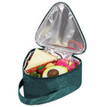 Linkidea Large Reusable Snack Bags, Reusable Insulated Snacks Storage Bag for Fruit, Lightweight Leakproof Outdoors Lunch Box (Green)