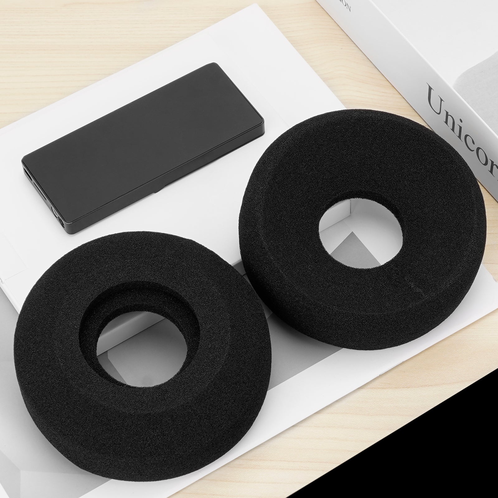 Replacement Ear Pads for GRADO PS1000, GS1000, SR 80/ 80e/ 80i, SR125i, SR225i, SR60, SR125 Headphones Ear Cushions (Foam/Black)