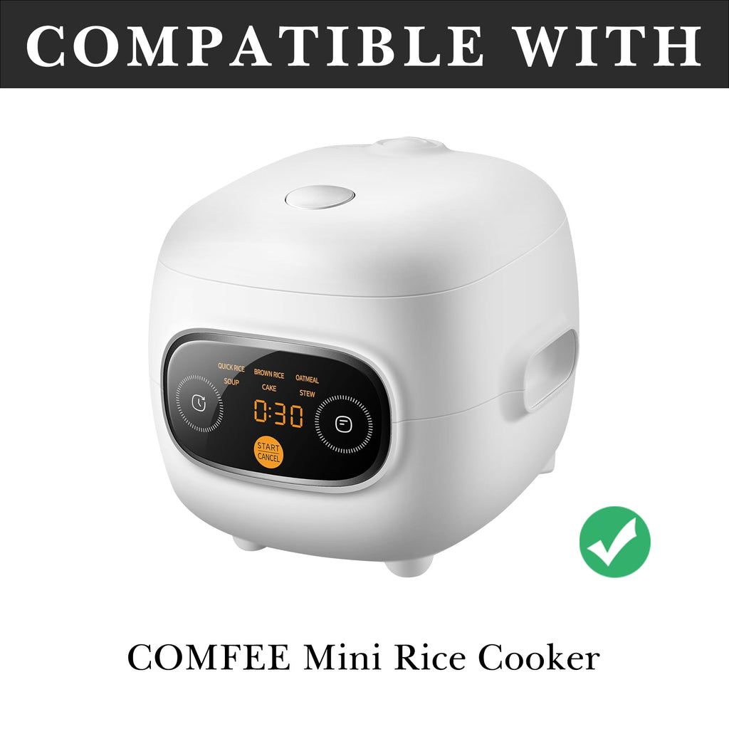 Linkidea Rice Cooker Ceramic Glaze Inner Pot Compatible with COMFEE' Mini Rice Cooker 4 Cups Cooked, Dishwasher Safe, Replacement Bowl