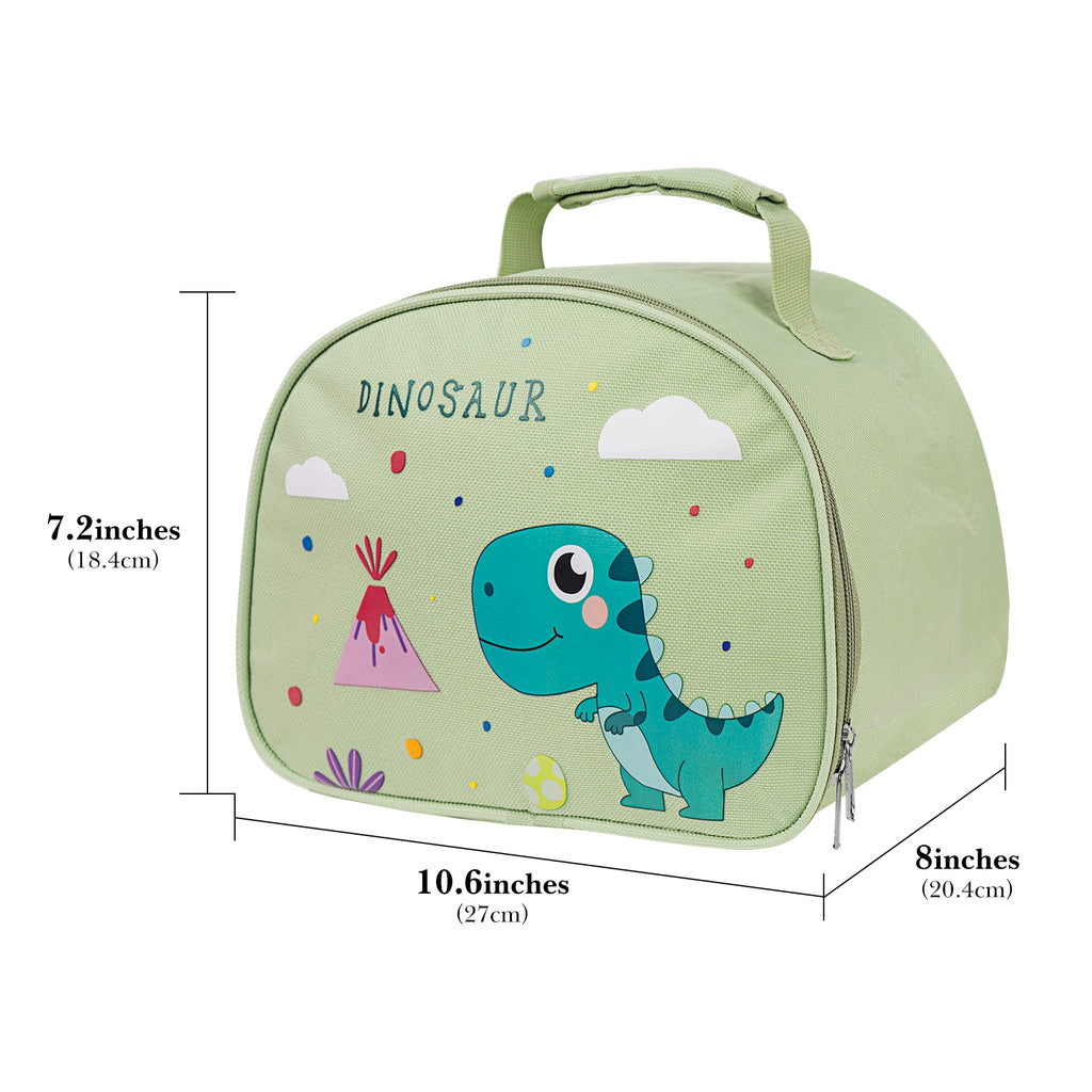Linkidea Lunch Tote Bag, Large Capacity Lunch Tote Bag with Hand Strap, Portable Lunch Box Bag for Outdoor, Compatible with B.Box, Sunhanny, Pedeco, QQKO, Xgxn Lunch Box (Green)