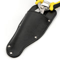 Linkidea Gardening Scissors Pouch, Vegan Leather Protective Sheath Cover, Hanging Holster for Garden Pruner & Trimmer (Black)