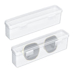 Sunglasses Organizer for Extra Large Sunglasses, 2 Pack Clear Glasses Holder Sunglass Display Case, Sun Glasses Storage Compatible with Gucci GG0225S GG0876S GG1241S Balenciaga BB0201S