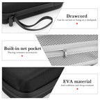Linkidea Multi-Groomer Travel Case Compatible with Panasonic Bodygroom ER-GB42-K, ER-GC63-H, ER-SB40-K, Beard Trimmer Accessories Organizer, Portable Storage Bag (Black)