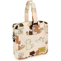 Linkidea Small Insulated Snack Bag, Reusable Thermal Lunch Tote, Lightweight Cooler Storage for Fruit, Picnic, Hiking & Outdoor Use (Beige)