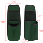 Linkidea Car Seat Side Water Bottle Organizer Compatible with YETI Rambler Bottle 26oz/36oz, Owala FreeSip 32oz/40oz, Vehicle Seat Side Storage Hanging Bag Holder for Large Bottles, Green