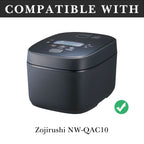 Linkidea Rice Cooker Stainless Steel Inner Pot Compatible with Zojirushi NW-QAC10, Dishwasher Safe, No Coating Replacement Bowl