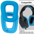 Replacement Ear Pads for Logitech G430, G930, G35, F450, G432, G332 Headphones, Ear Covers (Mesh Fabric/Blue)