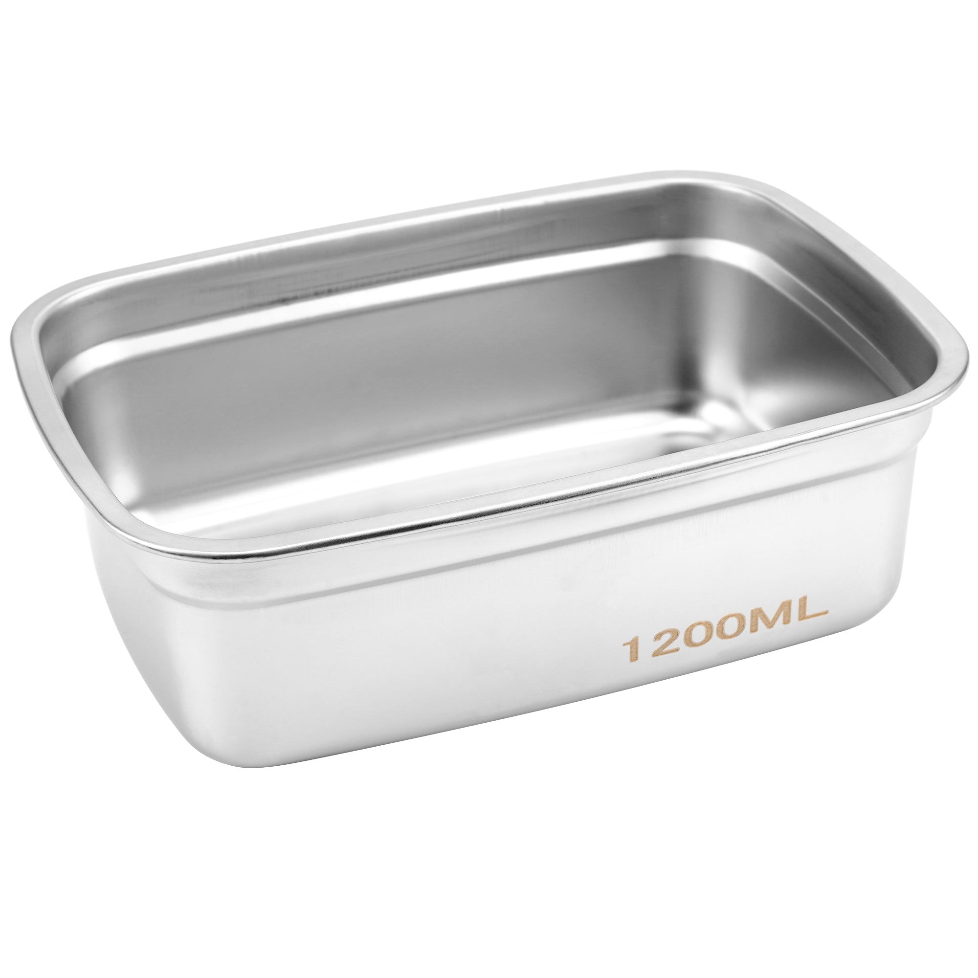 Linkidea Stainless Steel Liner Replacement for 1.2L Electric Lunch Box, Removable Insert Tray Compatible with THZDMI & Lunheat, 7.4 inch Length, Dishwasher Safe (Silver)