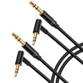 Linkidea Audio Cable for Philips X2HR, X2/27, SHP9500S, SHP9500, SHP6000/10, SHP6000, SHB9100RD/28, SHB8750NC/27 Headphones, 3.5mm TRS Replacement Aux Cord (5 ft / 1.5 m 2 Pack)