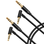 Linkidea Audio Cable for Philips X2HR, X2/27, SHP9500S, SHP9500, SHP6000/10, SHP6000, SHB9100RD/28, SHB8750NC/27 Headphones, 3.5mm TRS Replacement Aux Cord (5 ft / 1.5 m 2 Pack)