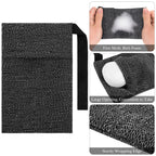 Linkidea 5 Pack Soap Saver Pouch with Hand Loop, Exfoliating Mesh Body Sponge Scrubber, Soap Bar Foaming Lather Pocket for Shower Bath