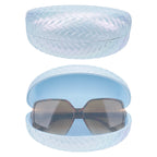 Extra Large Hard Shell Sunglasses Case, Oversized Sun Glasses Storage Organizer Compatible with RB4401D RBS0101S RB8097 RB8089 PO3352S PO3328S PO3311S (XXL, Blue)