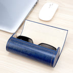 Extra Large Hard Shell Sunglasses Case, Oversized Sun Glasses Storage Organizer Compatible with RayBan RB8097 RB8089 RB4098 Persol PO3352S PO3328S PO3311S (XL / Blue)